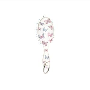 Wet Brush x McKenzie Childs keychain Detangler Hair Brush - Butterfly Hill.